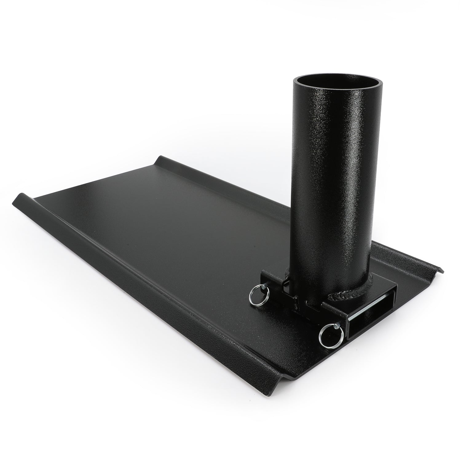 Rugged Air Mounts Support roue mât drapeau télescopique inox