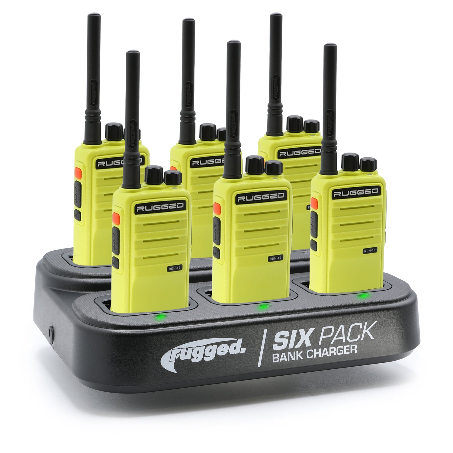 Rugged Air R1 bleu radio portable VHF UHF lot 6 chargeur
