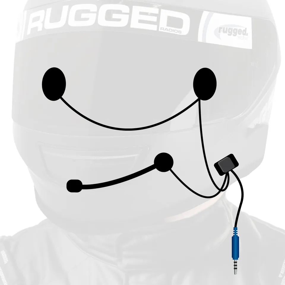 Rugged Air Helmet Wiring Kits SUPER SPORT Kit Audio Casque Alpha