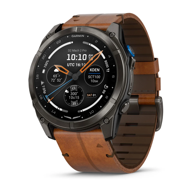Garmin D2 Mach2 Pro montre aviation titane 51mm inReach