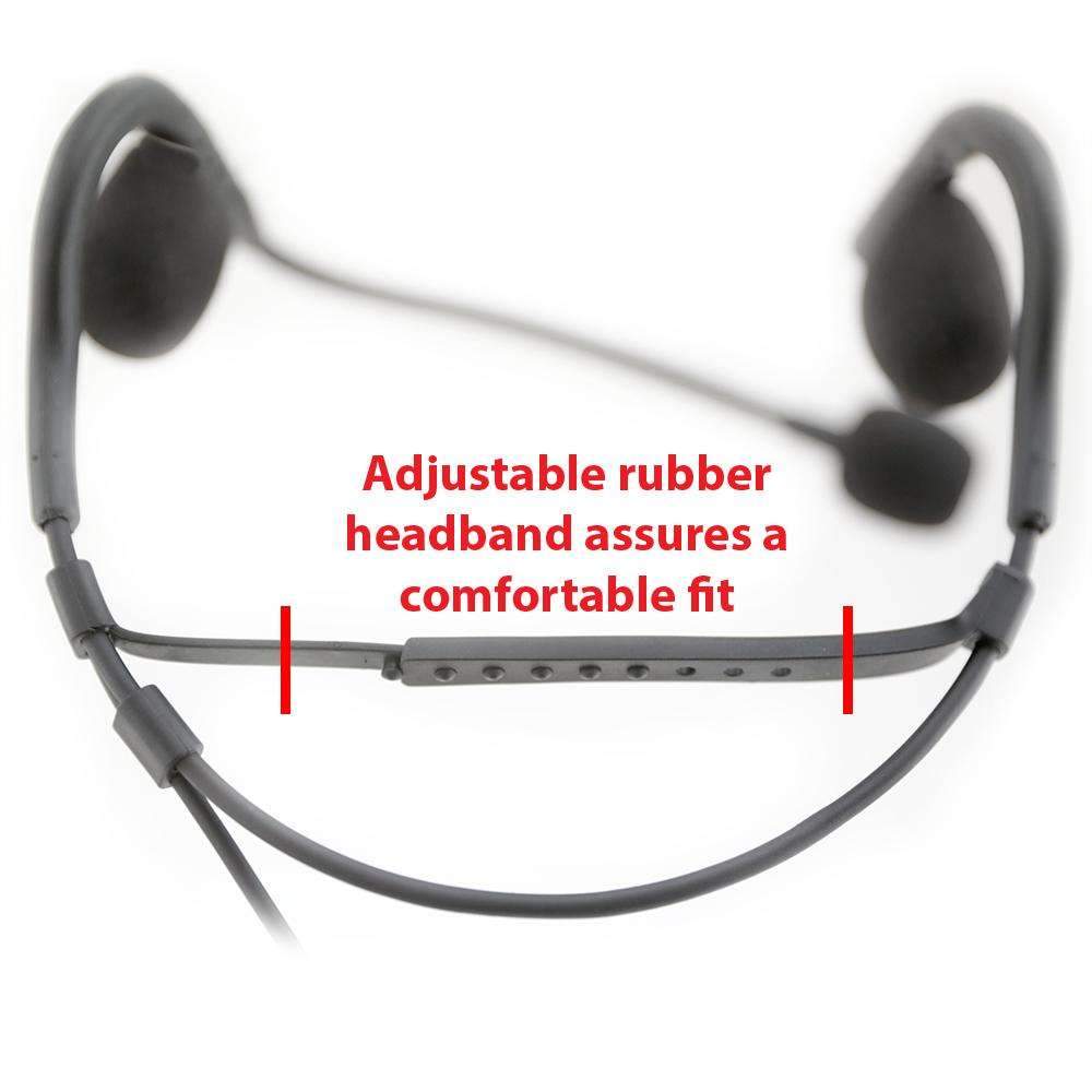 Rugged Air H10 Headset Radio Léger Micro Anti-Bruit PTT