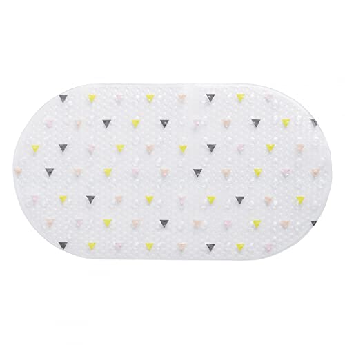 Levasseur tapis de douche 69x38 blanc PVC antidérapant