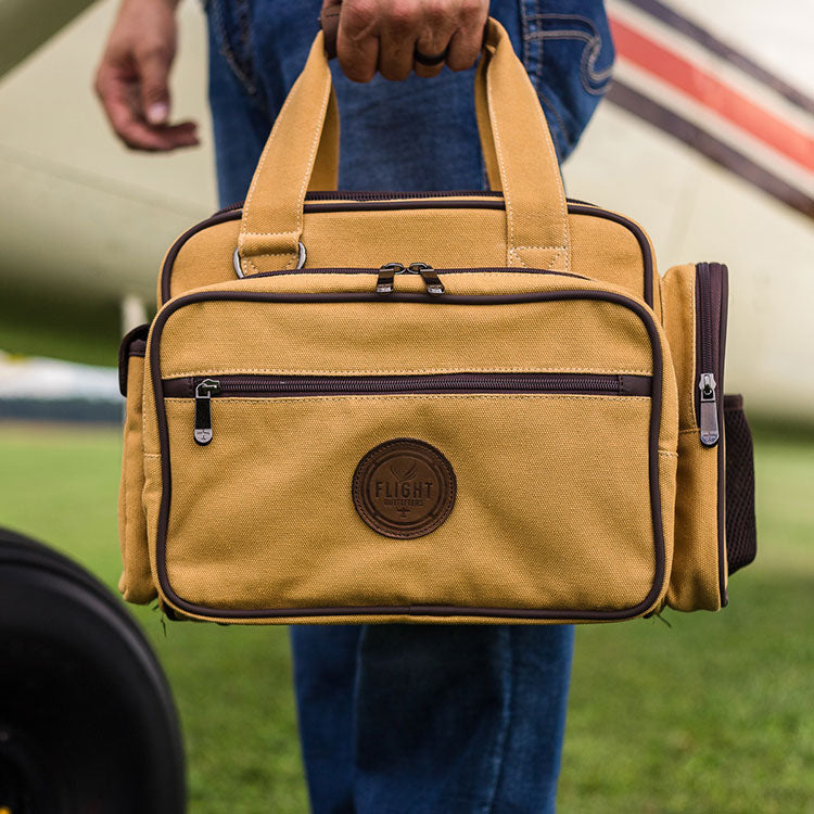 Flight Outfitters Bush Pilot sac de vol toile marron