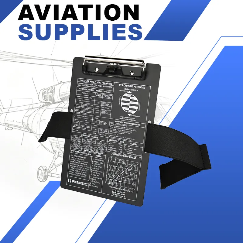 R Spider Wireless Aviation Kneeboard alu VFR lot de 5