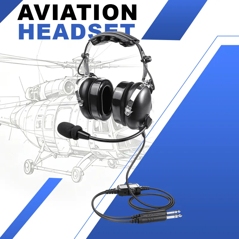 R Spider Wireless Aviation Headset casque pilote PNR 24dB