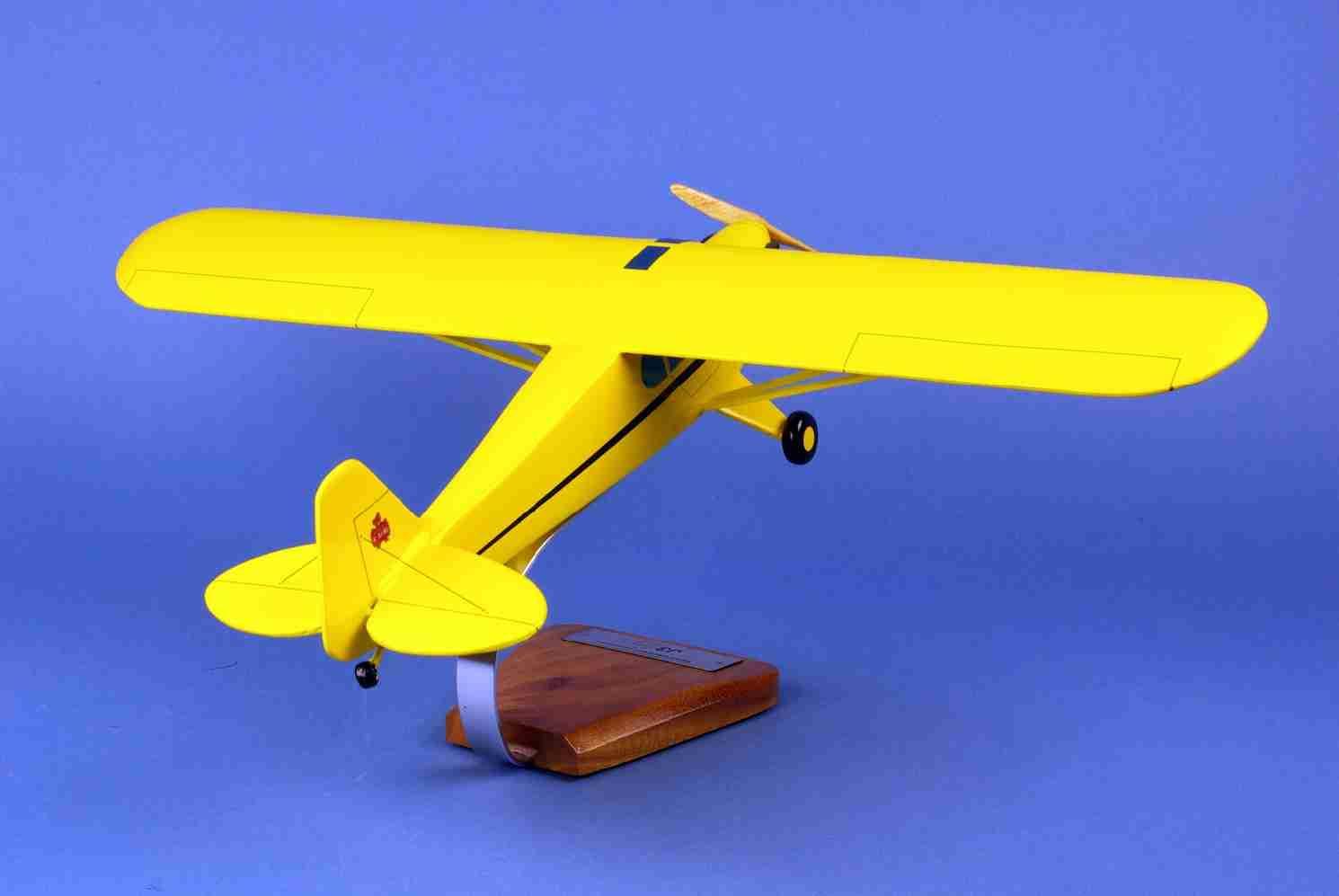 La Boutique du Pilote Piper J3 Cub maquette bois 36 cm