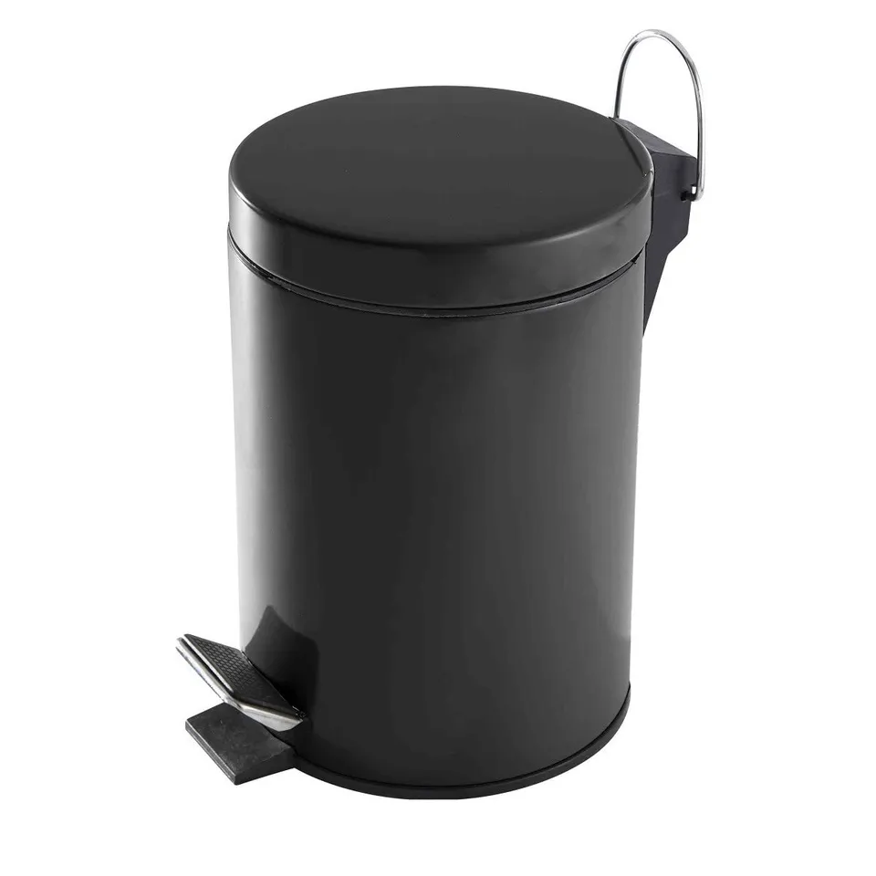 LEVASSEUR Salle de bain Poubelle à pédale 3L métal