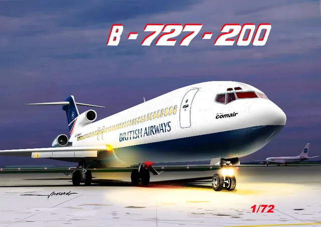 La Boutique du Pilote Boeing 727-200 maquette 1/72 British Airways