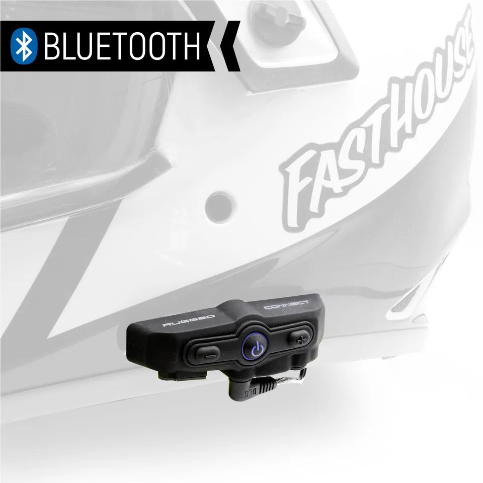 Rugged Air Connect BT2 casque Bluetooth moto 32% batterie