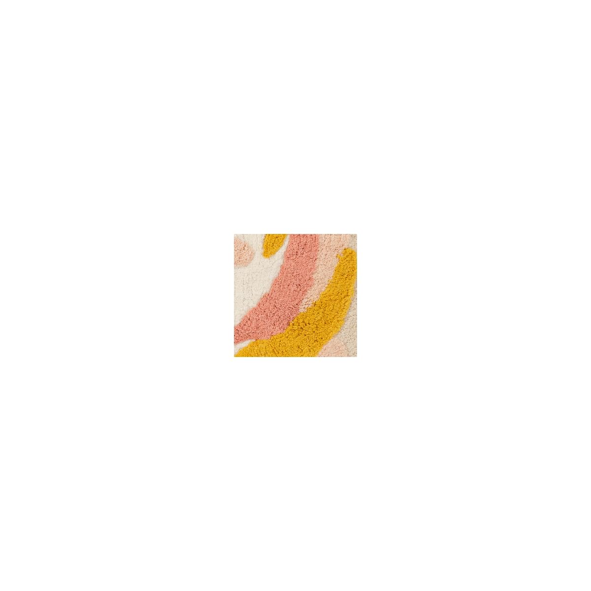 LEVASSEUR Kids Tapis Rond Enfant 70x70cm Licorne Écru