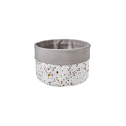 LEVASSEUR Terrazzo panier rangement blanc lot de 2 absorbant