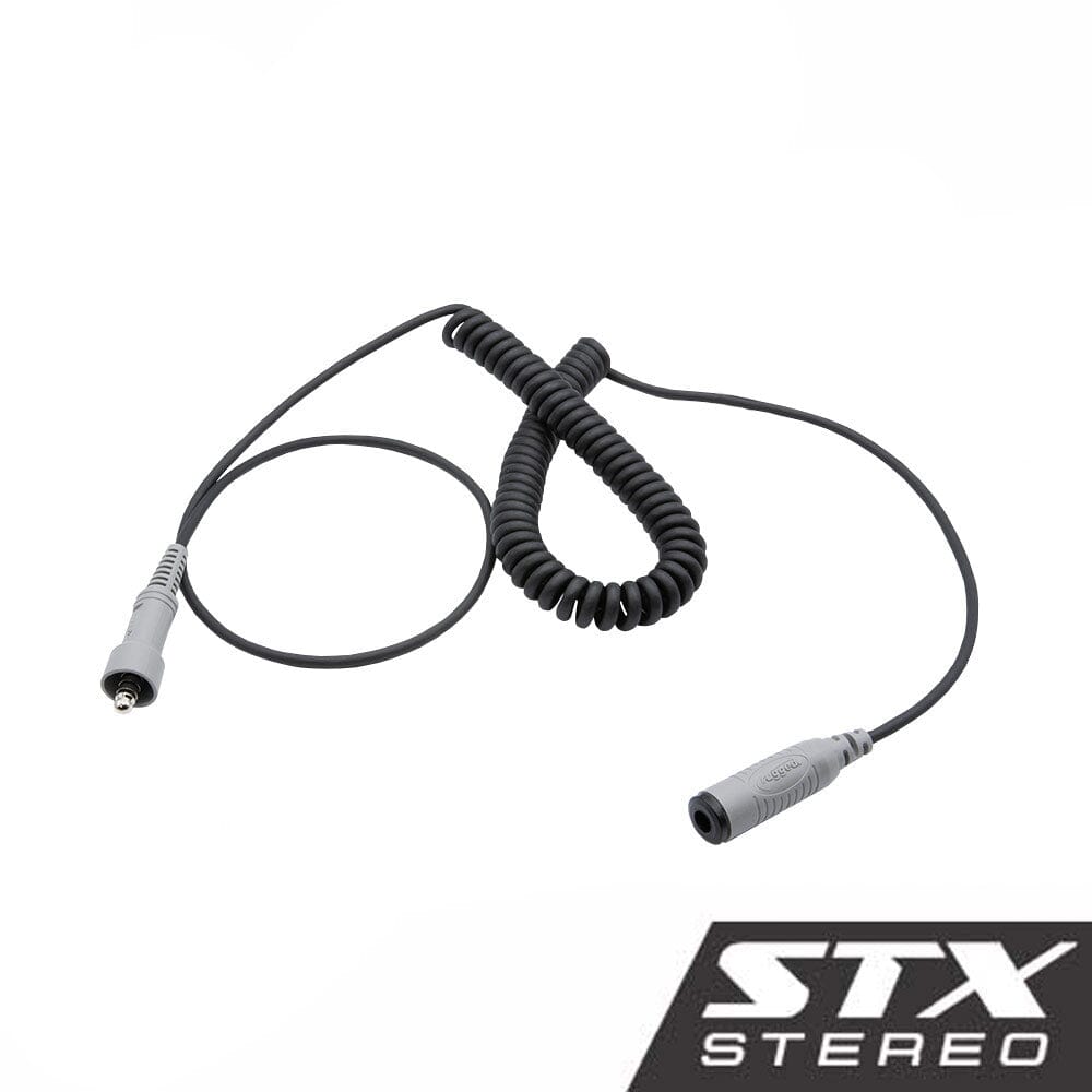 Rugged Air Cable Rallonge spiralée STX Stereo casque 8 ft