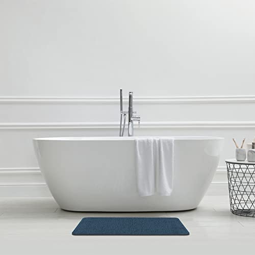 Levasseur Polynesie tapis de bain polyester marine 50x80 + 50x40