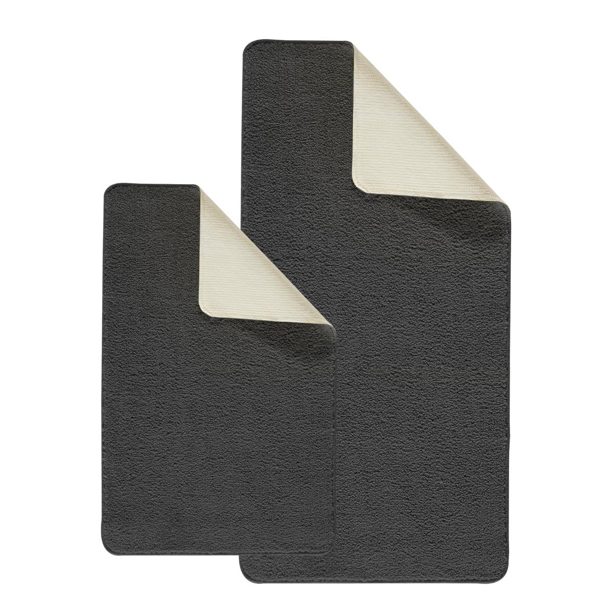Levasseur Polynésie lot 2 tapis de bain chocolat 60x120 antidrsp