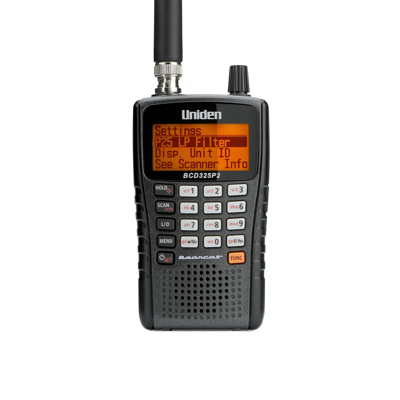 Uniden BCD325P2 scanner radio portable numérique
