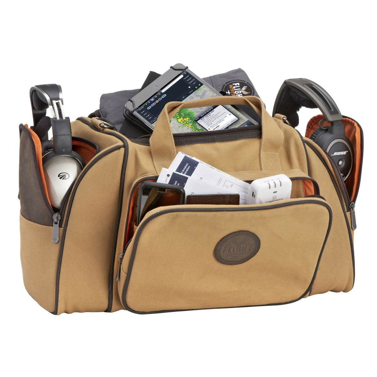 Flight Outfitters Flight Bags Bush Pilot Sac Duffel Toile Cuir