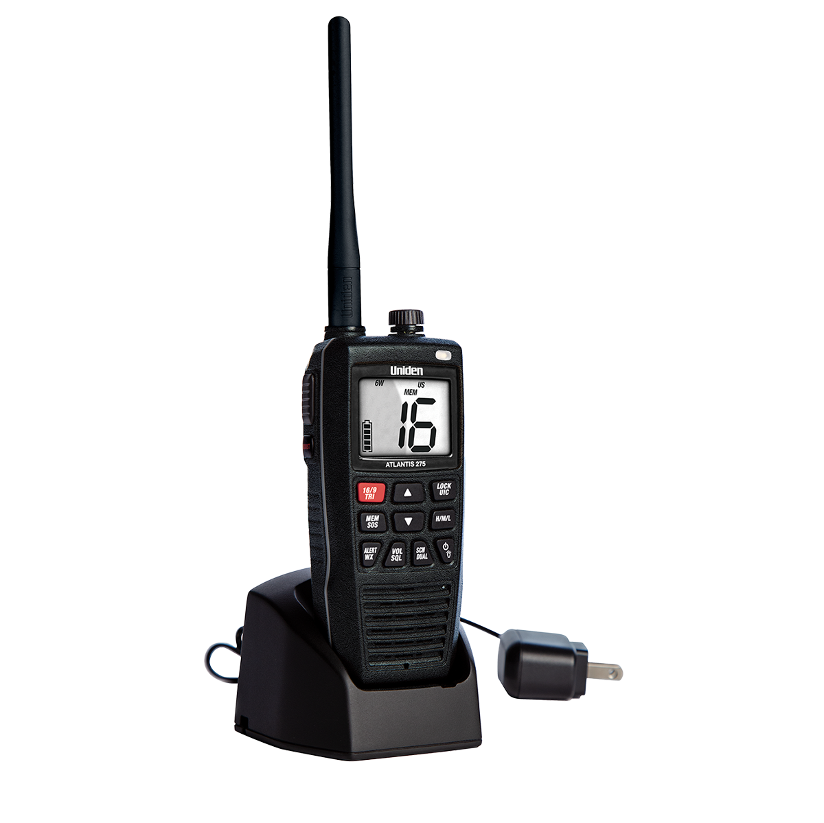 Uniden Atlantis 275 radio VHF marine flottante 6W