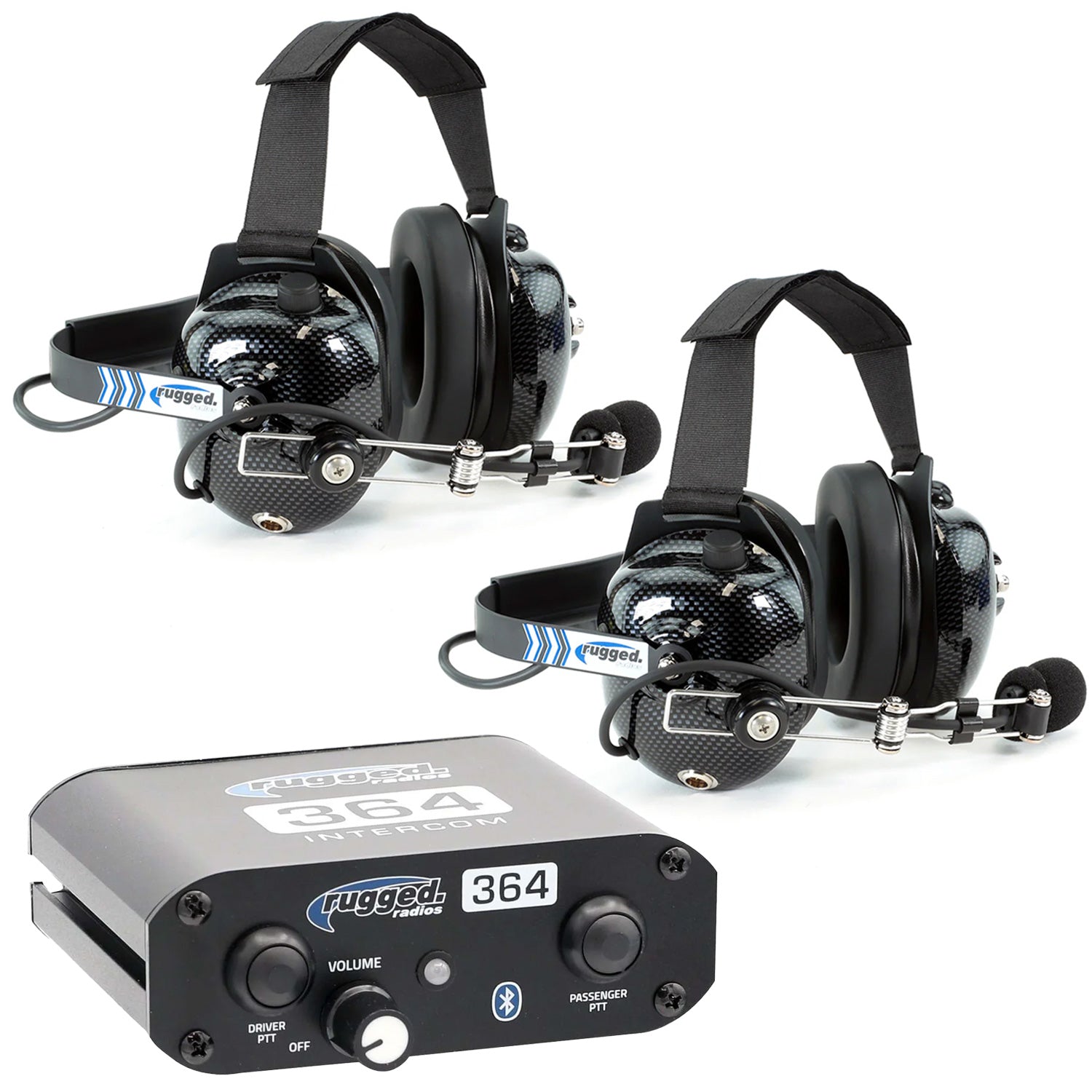 Rugged Air 364 kit intercom Bluetooth 2 personnes extensible 4