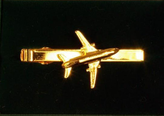 Boeing 737-200 pince cravate dorée or fin 24 carats