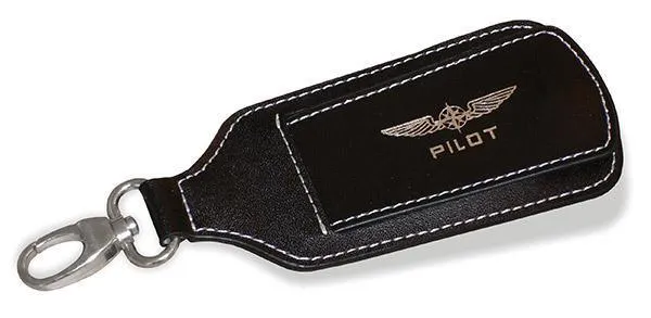 La Boutique du Pilote Étiquette bagage Design4Pilots noire