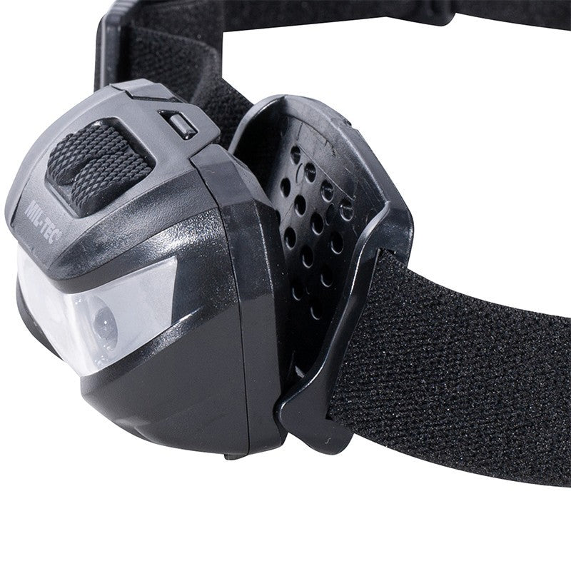 Mil-Tec Cree XPE lampe frontale lumière rouge 200 lumens