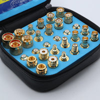 Rugged Air kit connecteurs BNC NMO plaqué or 30 pièces