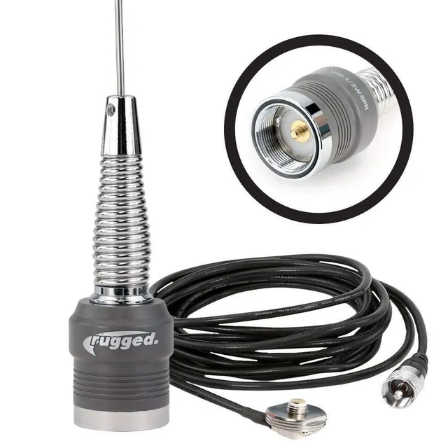Rugged Air Kit antenne VHF 1/2 onde NGP NMO 144-174 MHz