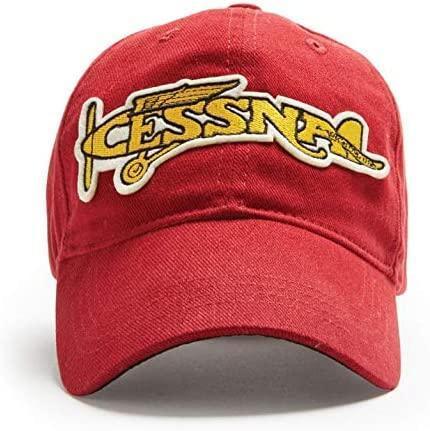 Cessna Plane Cap casquette rouge logo Red Canoe