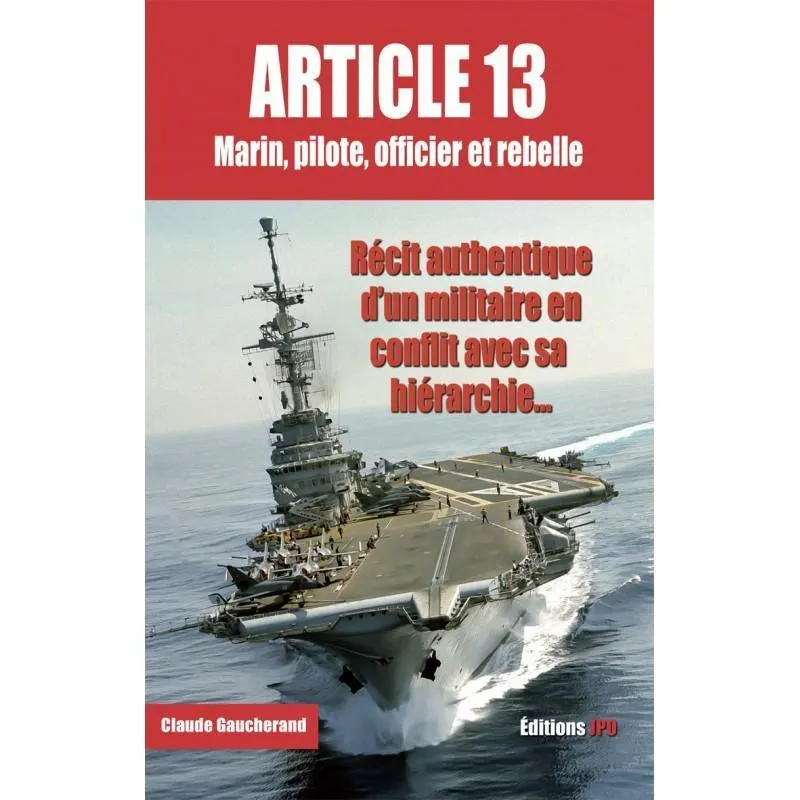 Article 13 Marin pilote officier et rebelle livre aviation